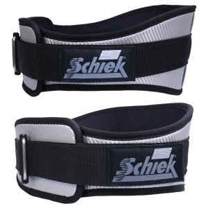 SCHIEK CF3006 카본 피버 리프팅 벨트 SILVER/BLACK