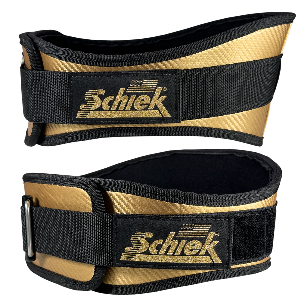 SCHIEK CF3006 카본 피버 리프팅 벨트 GOLD/BLACK
